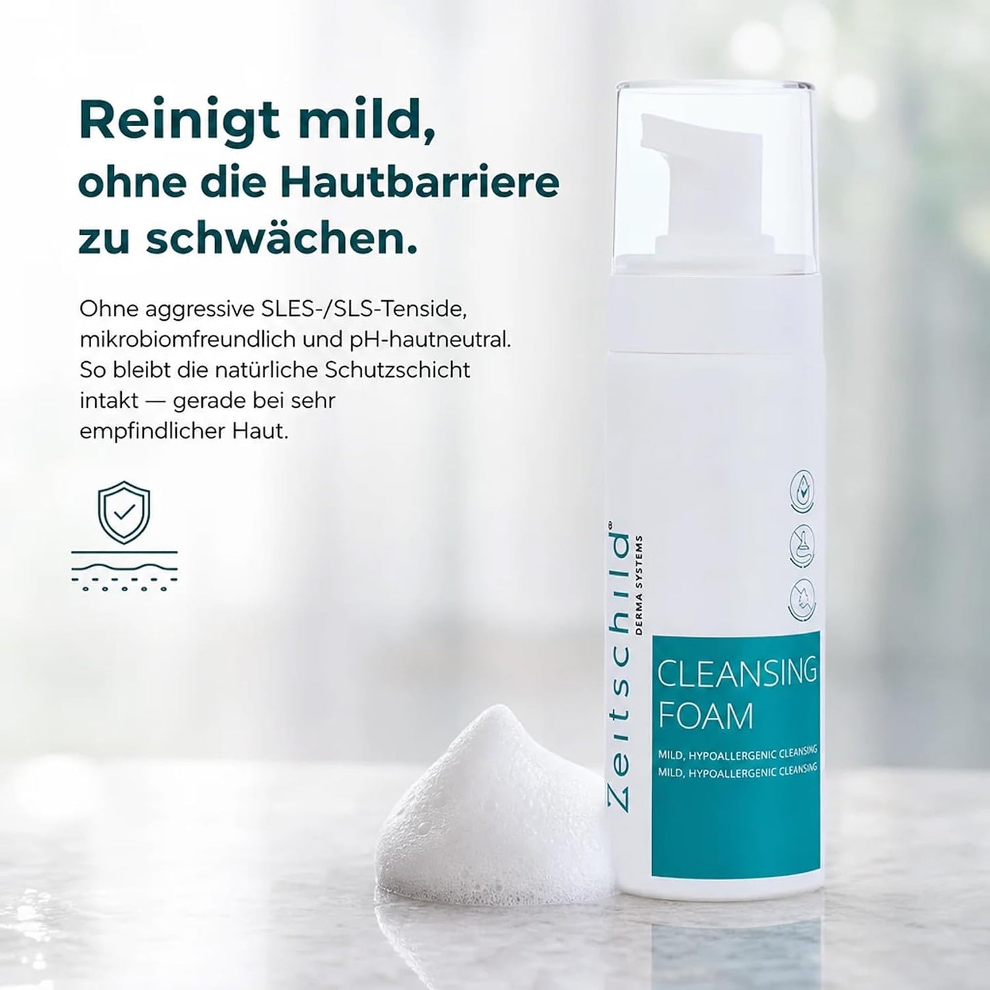 ZEITSCHILD Reinigungsschaum Sensitiv