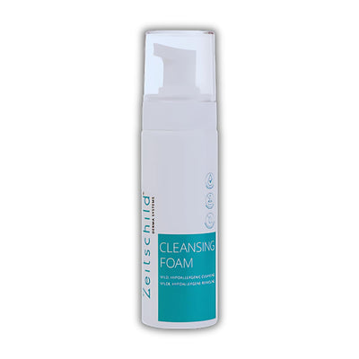 Reinigungsschaum 200ml – mild, mikrobiomfreundlich für empfindliche, zu Akne oder Neurodermitis oder Rosazea und perioraler Dermatitis neigende Haut, SLES-frei, parfumfrei und frei von Emulgatoren.