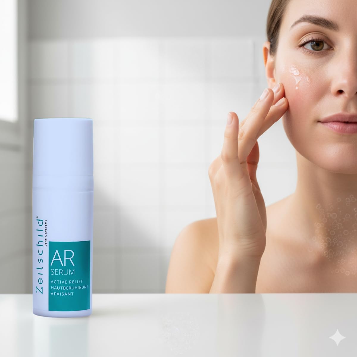 Beruhigungscreme - Active Relief Serum I Schnelle Beruhigung der gereizten Haut im Gesicht und auf Körper I Linderung von Rötungen und Juckreiz I Schutz und Stärkung aller Hauttypen I 50ml