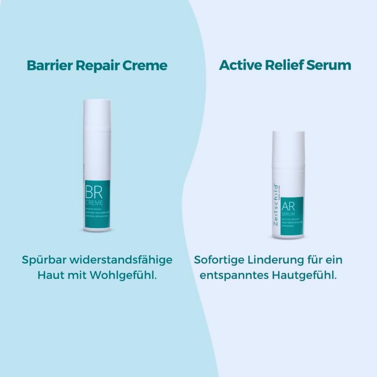 Beruhigungscreme - Active Relief Serum I Schnelle Beruhigung der gereizten Haut im Gesicht und auf Körper I Linderung von Rötungen und Juckreiz I Schutz und Stärkung aller Hauttypen I 50ml