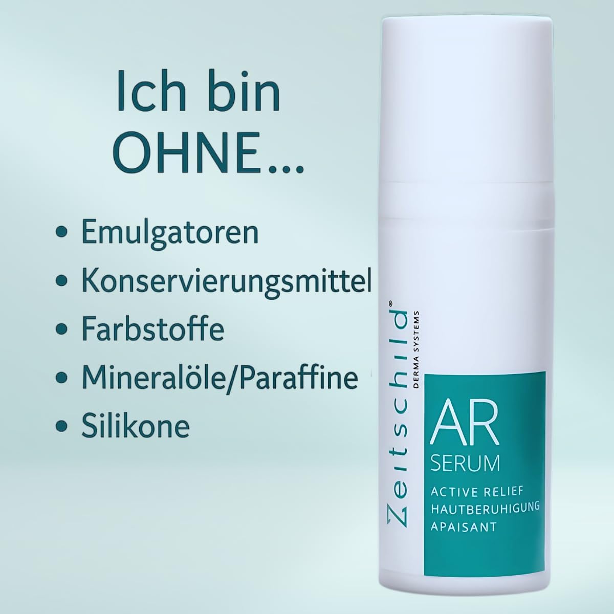 Beruhigungscreme - Active Relief Serum I Schnelle Beruhigung der gereizten Haut im Gesicht und auf Körper I Linderung von Rötungen und Juckreiz I Schutz und Stärkung aller Hauttypen I 50ml