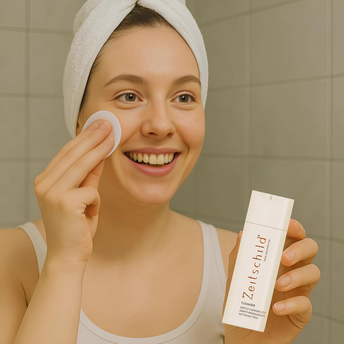 Sanfte Reinigungslotion, Tensidfreie Gesichtsreinigung mit Moringaöl & OLT®. Entfernt Make-up & Unreinheiten schonend | Für empfindliche, trockene bis sehr trockene Haut 150 ml.