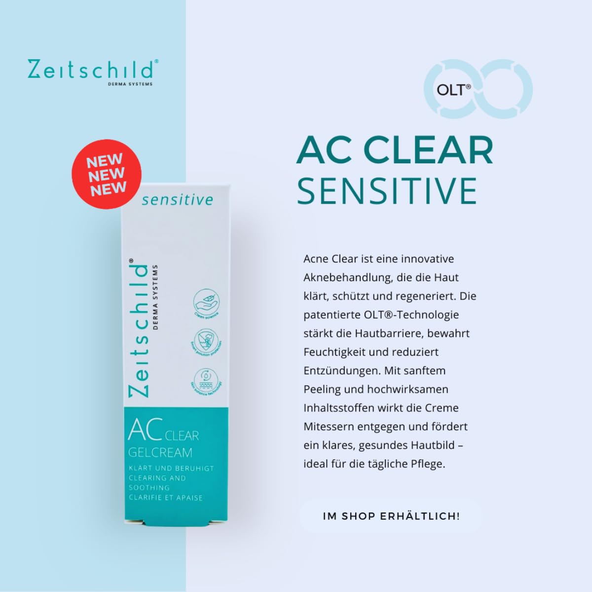 Akne-Creme gegen Pickel & Mitesser und zur Pflege bei unreiner Haut mit Niacinamid & Salicylsäure | Ohne Parfum, Alkohol & Silikone | 30 ml