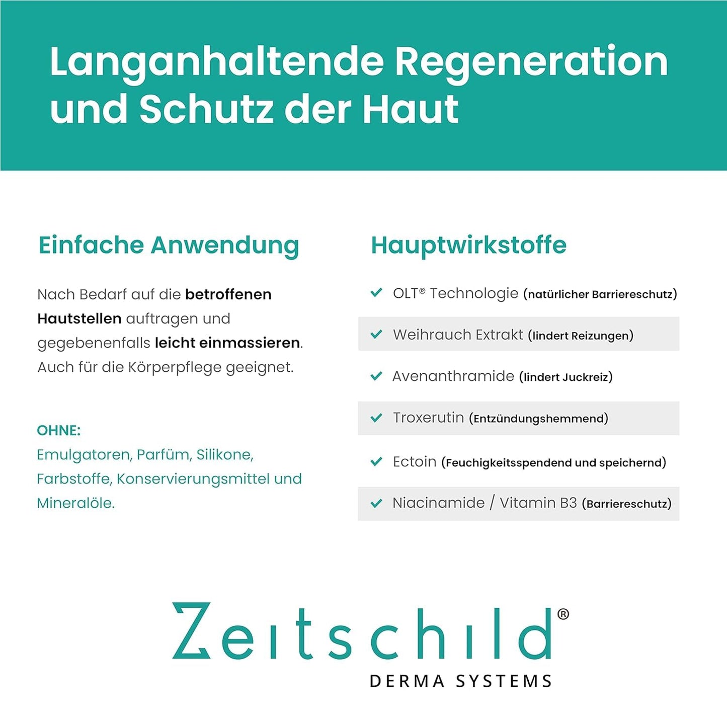 Hautbarriere Creme I Regeneration und Schutz der eigenen Hautbarriere I Schützend und Entzündungshemmend auf dem Körper und im Gesicht I 100ml I BR Cream