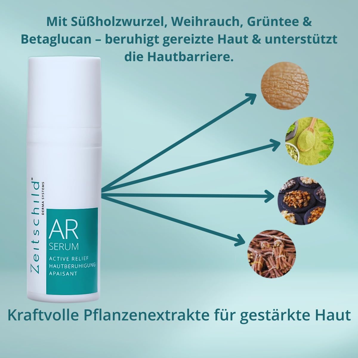 Beruhigungscreme - Active Relief Serum I Schnelle Beruhigung der gereizten Haut im Gesicht und auf Körper I Linderung von Rötungen und Juckreiz I Schutz und Stärkung aller Hauttypen I 50ml