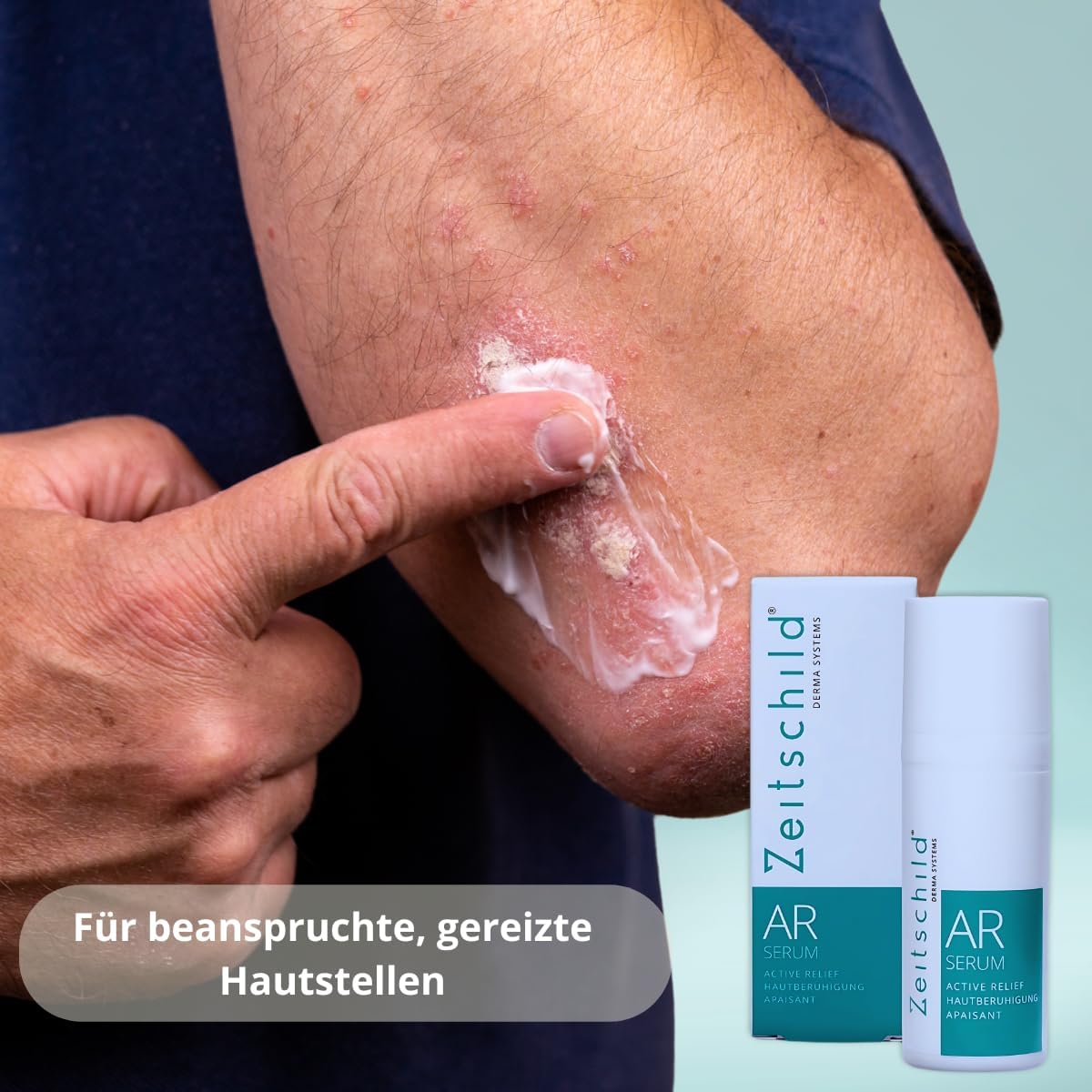 Beruhigungscreme - Active Relief Serum I Schnelle Beruhigung der gereizten Haut im Gesicht und auf Körper I Linderung von Rötungen und Juckreiz I Schutz und Stärkung aller Hauttypen I 50ml