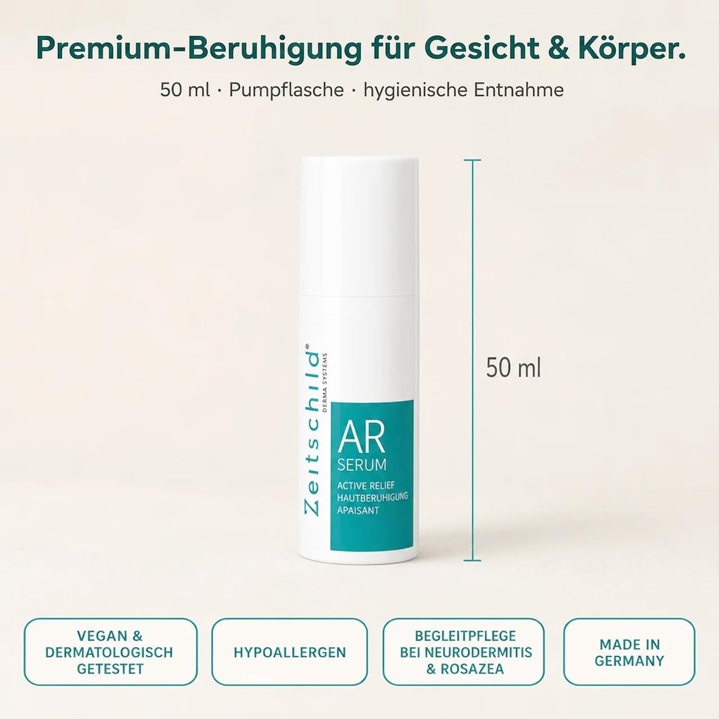 ZEITSCHILD Beruhigungscreme Active Relief Serum