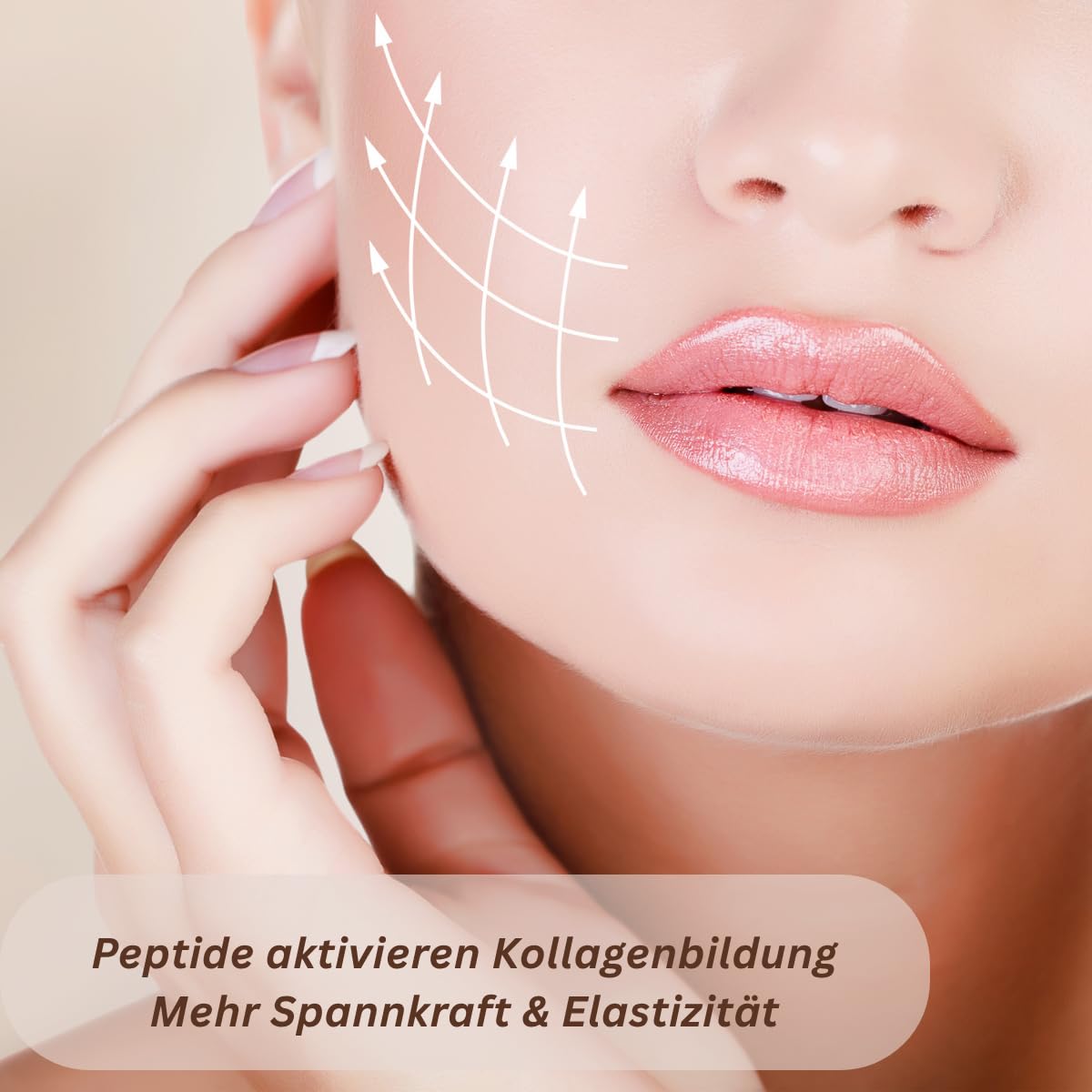 Anti-Falten Serum Active Firming 30 ml, Sofort-Effekt bei Mimikfalten, Hautglättungsserum mit 4 Hyaluronsäuren & Peptidkomplex, für alle Hauttypen, ohne Parfum & Silikone