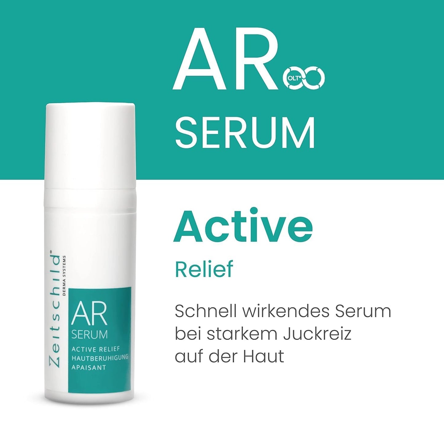 Beruhigungscreme - Active Relief Serum I Schnelle Beruhigung der gereizten Haut im Gesicht und auf Körper I Linderung von Rötungen und Juckreiz I Schutz und Stärkung aller Hauttypen I 50ml