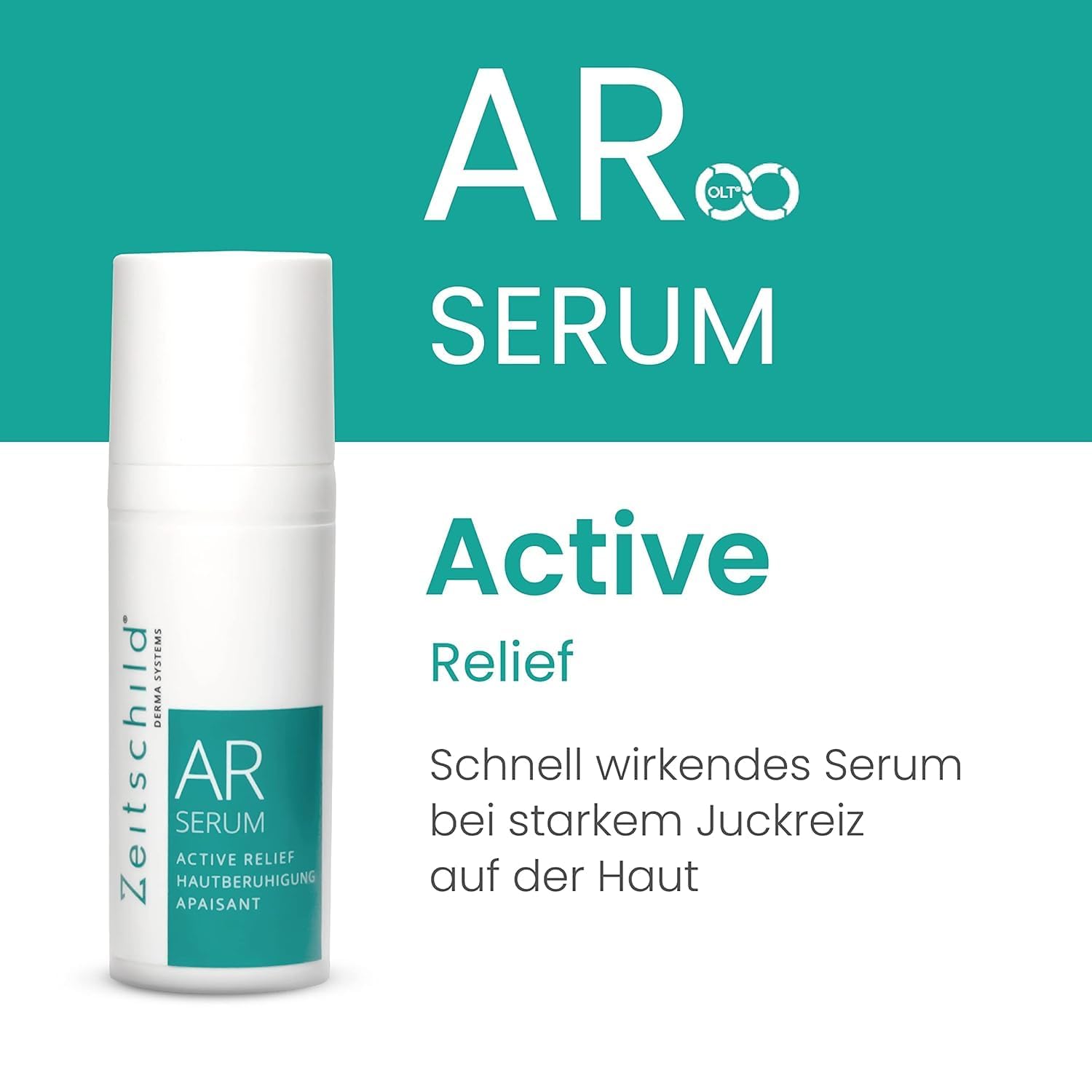 Beruhigungscreme - Active Relief Serum I Schnelle Beruhigung der gereizten Haut im Gesicht und auf Körper I Linderung von Rötungen und Juckreiz I Schutz und Stärkung aller Hauttypen I 50ml