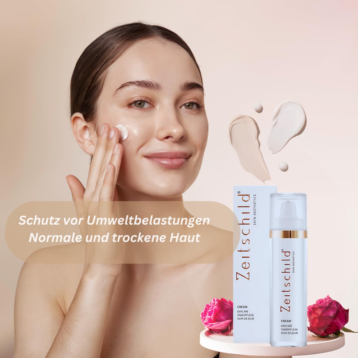 Tagespflege 50 ml, Feuchtigkeitscreme für normale, trockene & empfindliche Haut, mit Niacinamid & OLT-Technologie, ohne Parfum & Silikone, Lichtschutz gegen UVA & UVB: 20