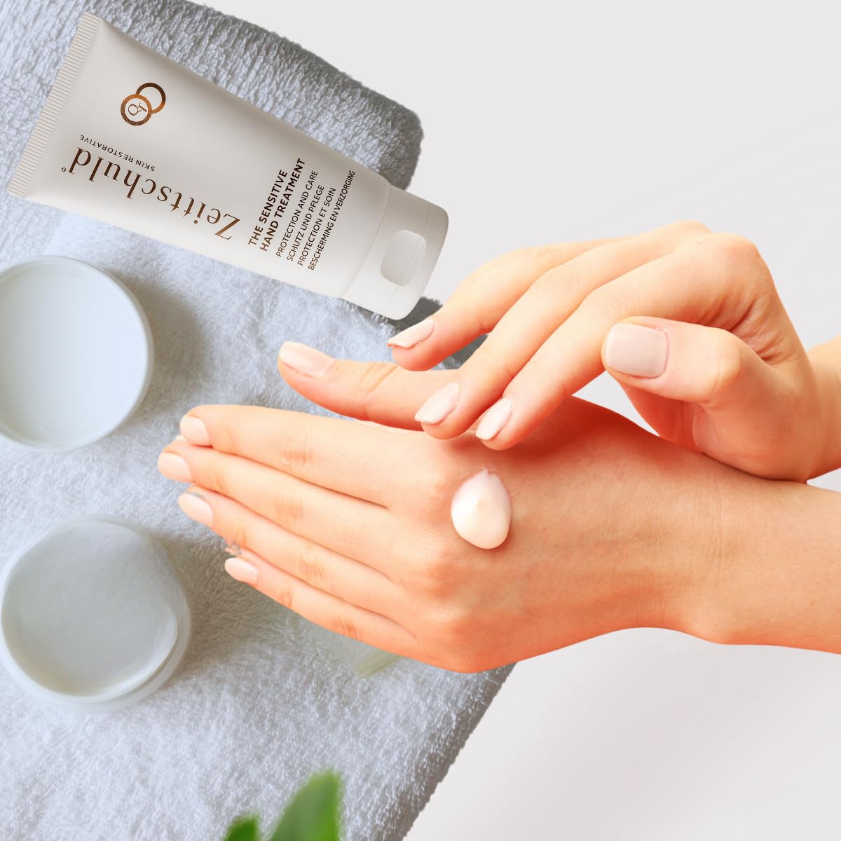 Handpflege - Schützende & Beruhigende Handcreme mit OLT-Technologie, Niacinamide & Shea-Butter, ohne Parfüm, Silikone & Konservierungsmittel, für empfindliche Hände, 75 ml