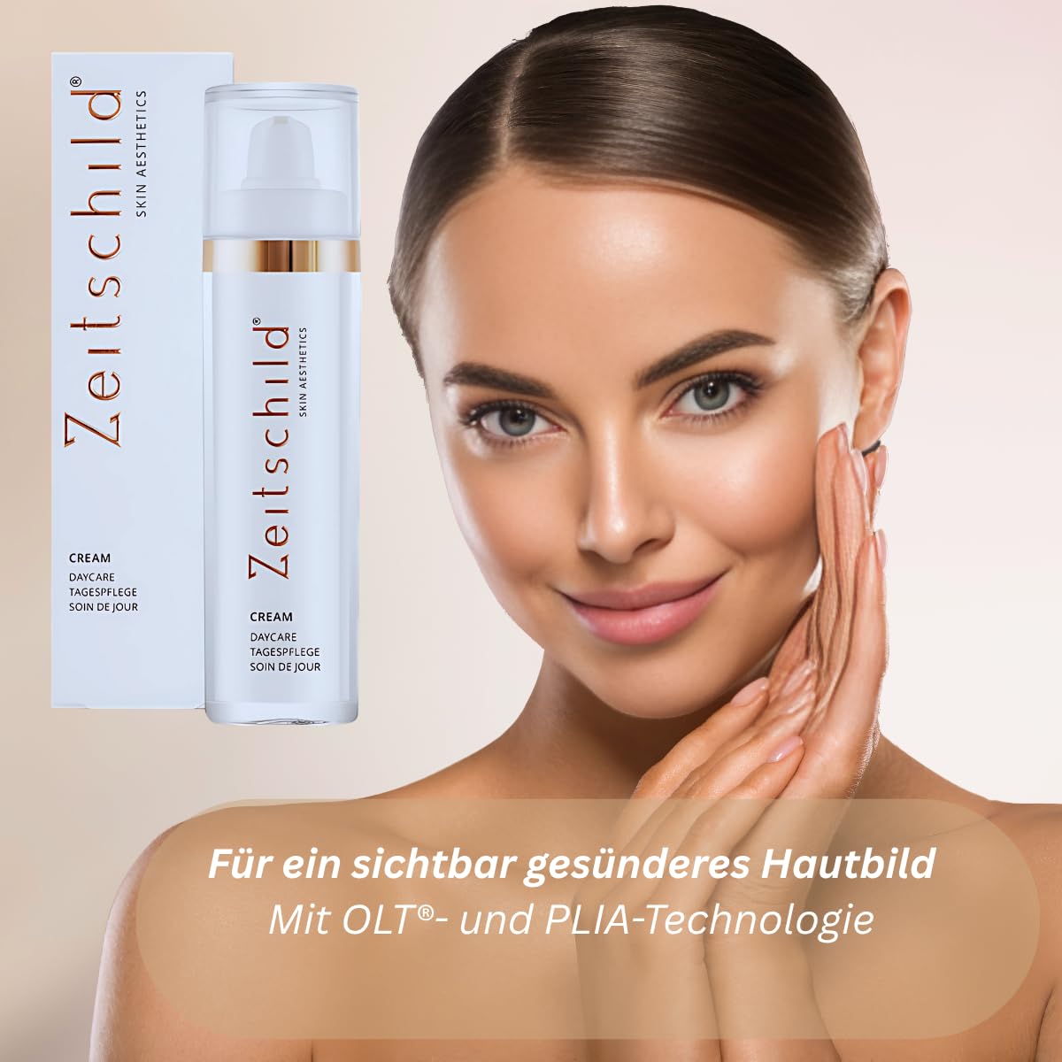 Tagespflege 50 ml, Feuchtigkeitscreme für normale, trockene & empfindliche Haut, mit Niacinamid & OLT-Technologie, ohne Parfum & Silikone, Lichtschutz gegen UVA & UVB: 20