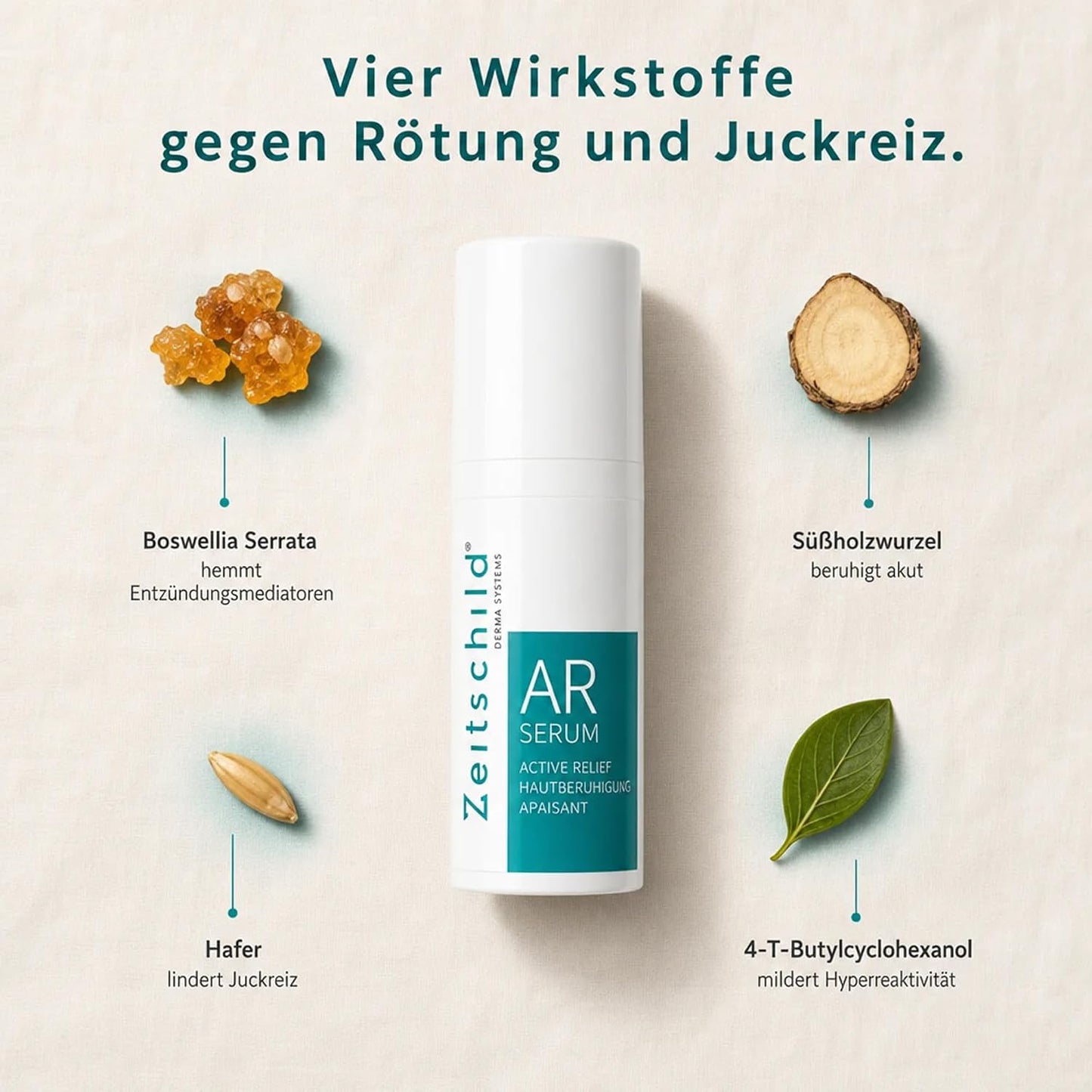 ZEITSCHILD Beruhigungscreme Active Relief Serum