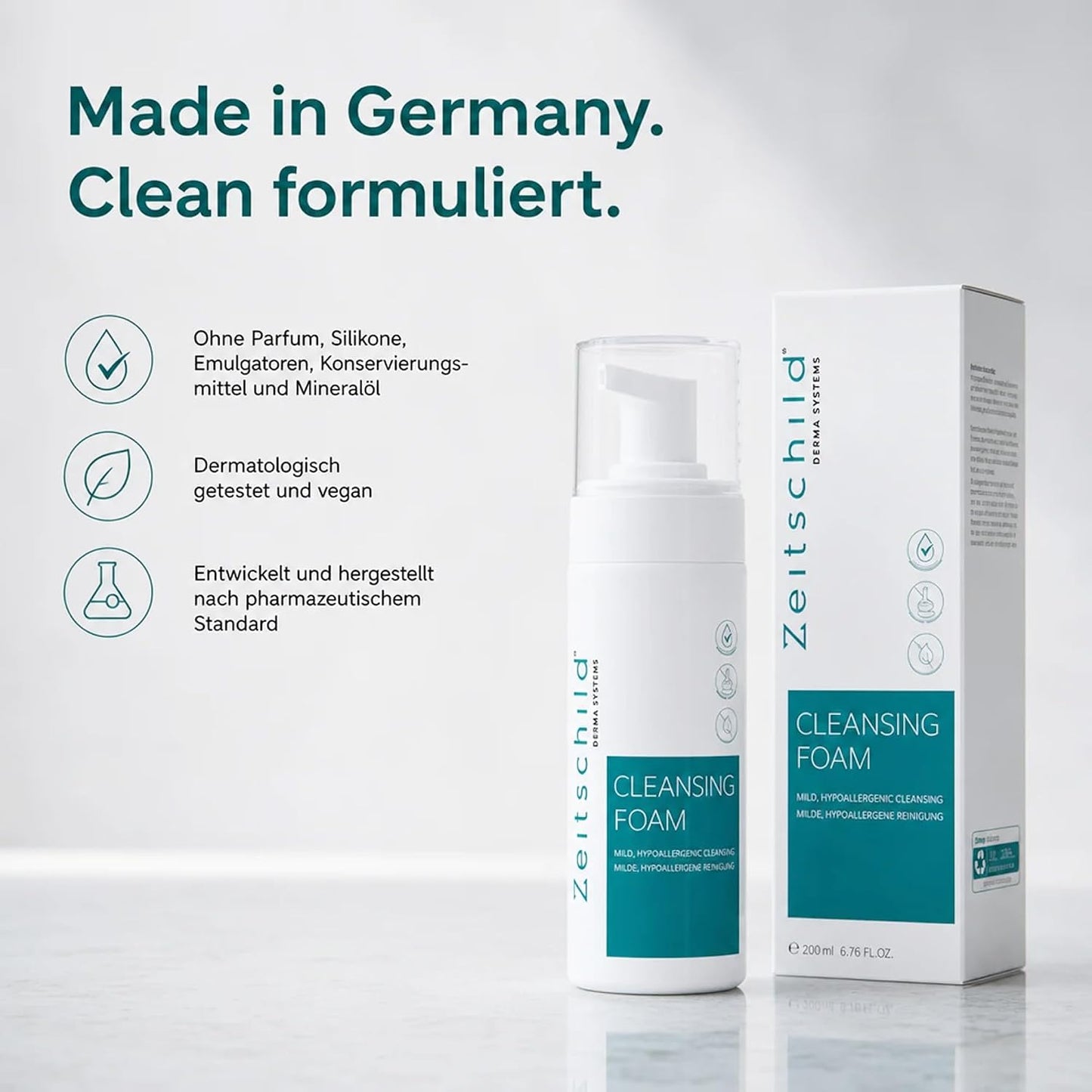 ZEITSCHILD Reinigungsschaum Sensitiv