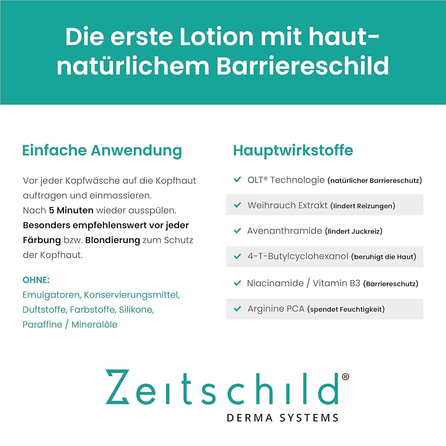 Kopfhaut Pflege - Intensiv – Bei Juckreiz, Trockenheit & Schuppen – mit Niacinamid (Vitamin B3) – parfumfrei, leichte Lotion, Scalp Repair & Relief Lotion 90 ml