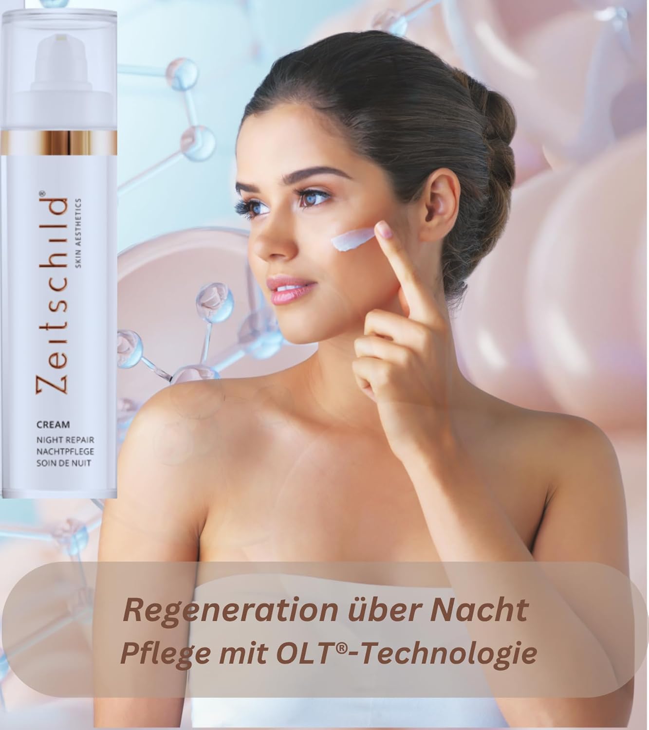 Nachtpflege mit Retinol/Vitamin A – Feuchtigkeitsspendende Nachtcreme auch für empfindliche & trockene Haut – glättet Falten und pflegt die Haut – Ohne Parfüm, Silikone & Emulgatoren – 50 ml