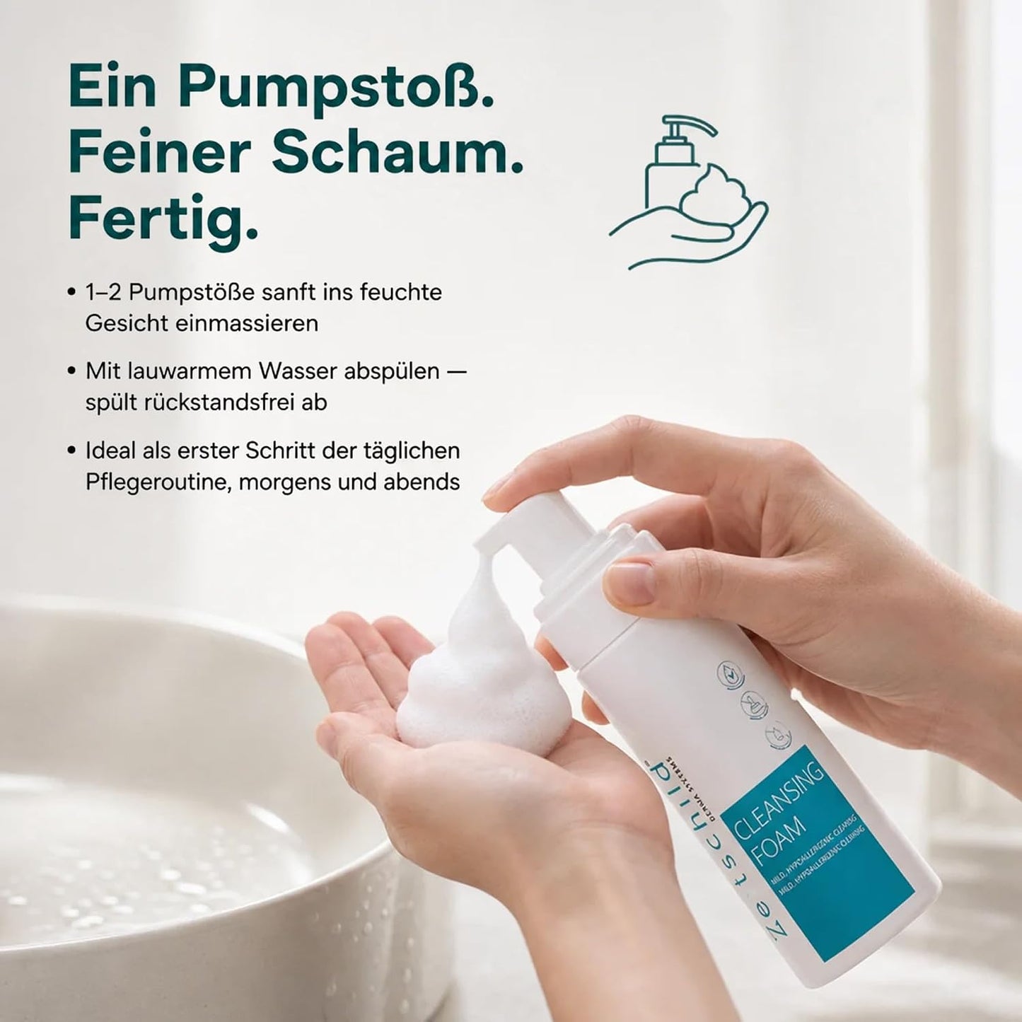 ZEITSCHILD Reinigungsschaum Sensitiv
